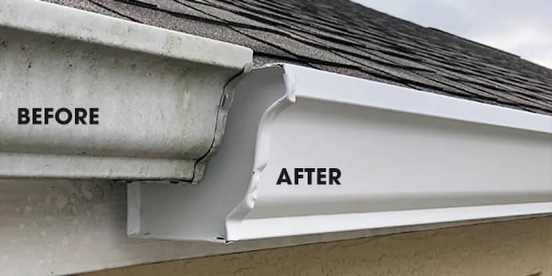 Aluminum Gutter Replacement Discover How Much You Save!